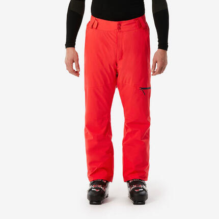 Pantalon de ski et snowboard très chaud et respirant homme, 500 rouge