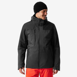 Veste de ski imperméable et résistante homme, 500 SPORT noir