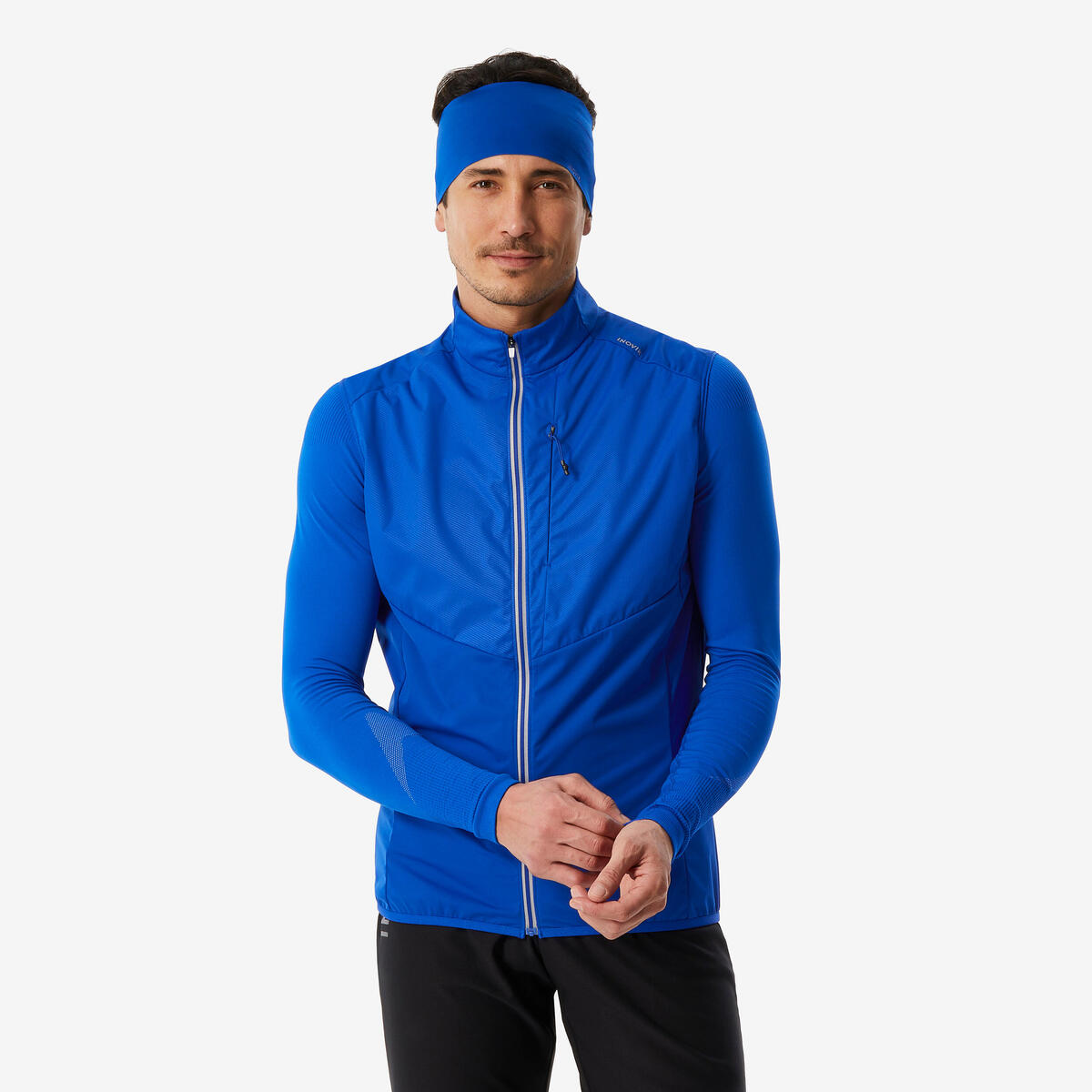 Gilet sans manche de ski de fond homme, VEST 500 bleu