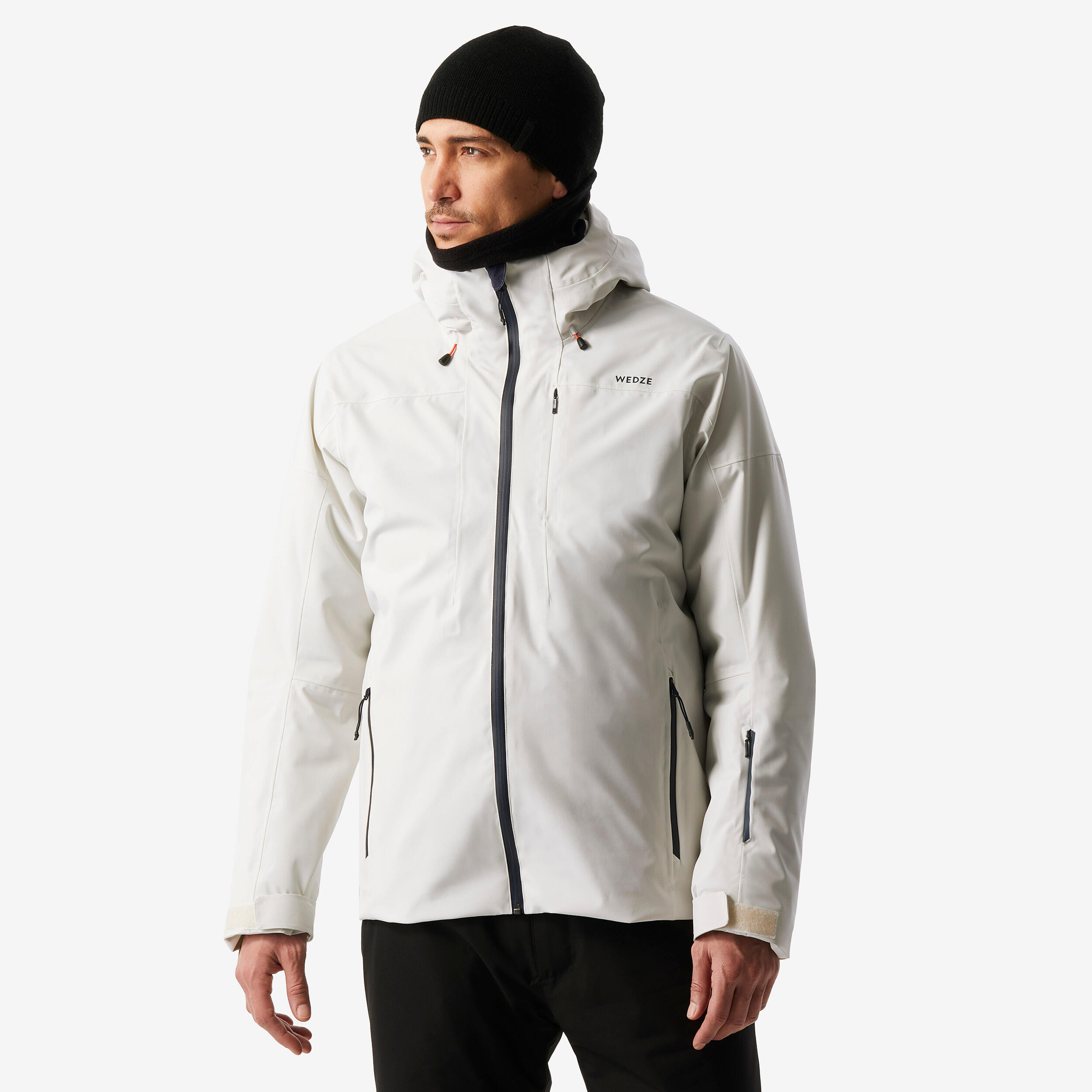 Wedze Men Synthetic Jacket 500 Beige
