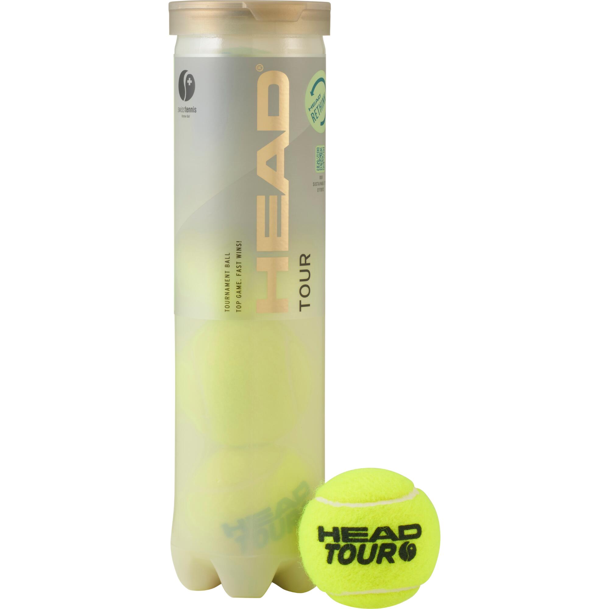 Palline tennis Head TOUR Svizzera ufficiali x4 2/3