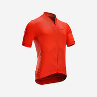 Crvena muška biciklistička majica RC100