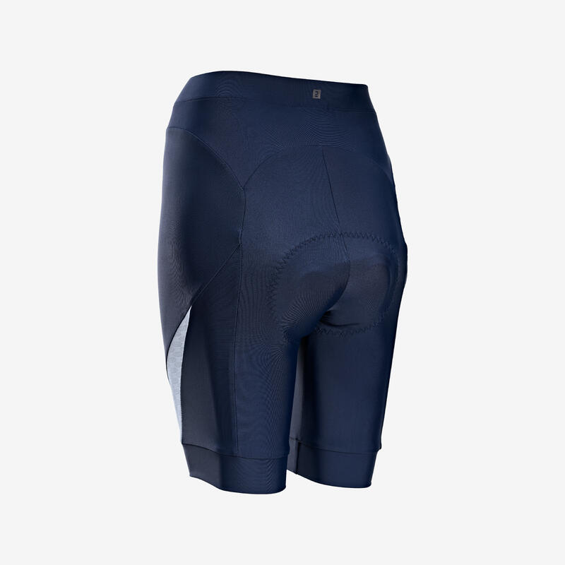 Radhose kurz ohne Träger Sommer Rennrad Damen - Discover lila 