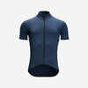 Vīriešu šosejas riteņbraukšanas krekls ar īsām piedurknēm “Endurance”, zils