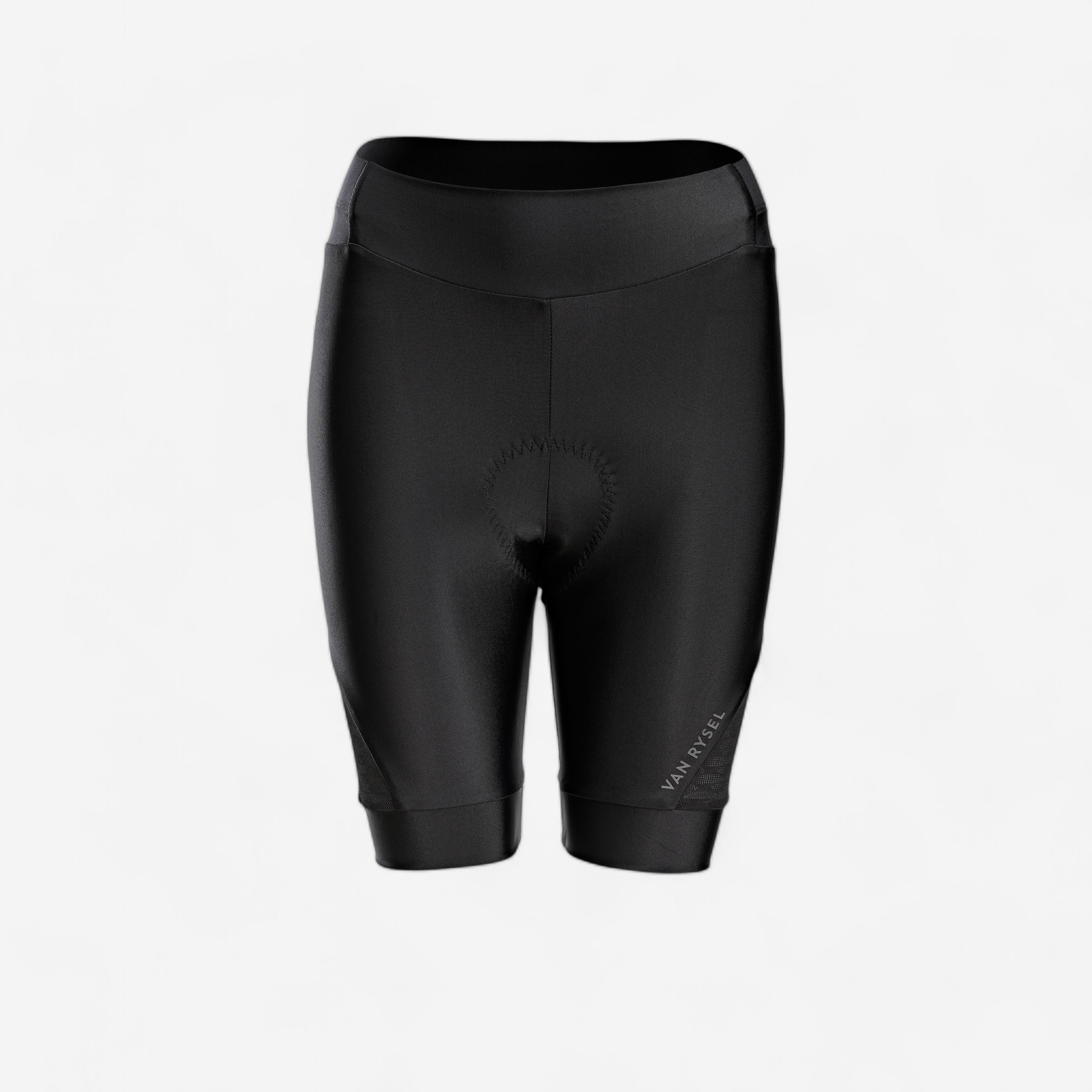 Van Rysel - Cuissard De Vélo Route Été Sans Bretelles Femme - Discover Noir - Cuissard De Vélo - Velos Et Equipements Route - Noir-rouge - 40m - Decathlon