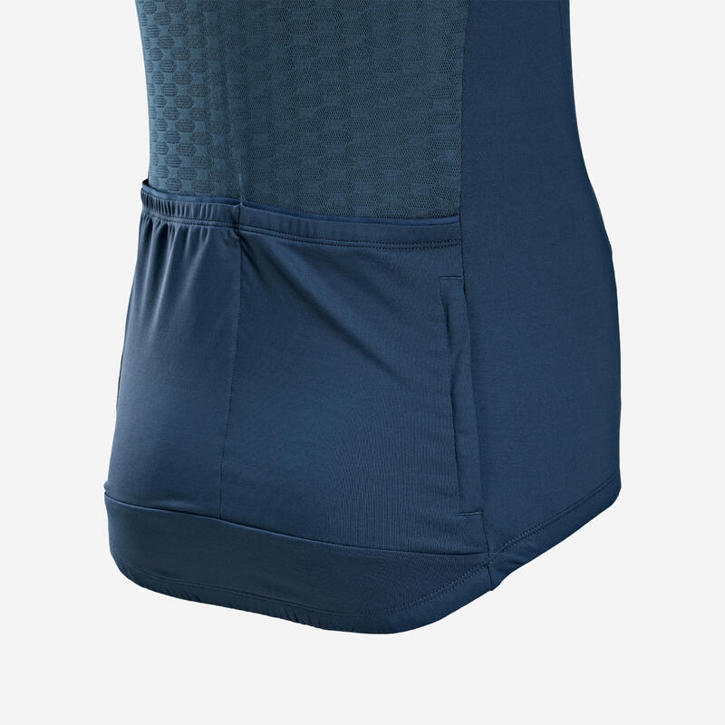 CAMISOLA DE MANGA CURTA DE CICLISMO DE ESTRADA MULHER RC500 ARDÓSIA