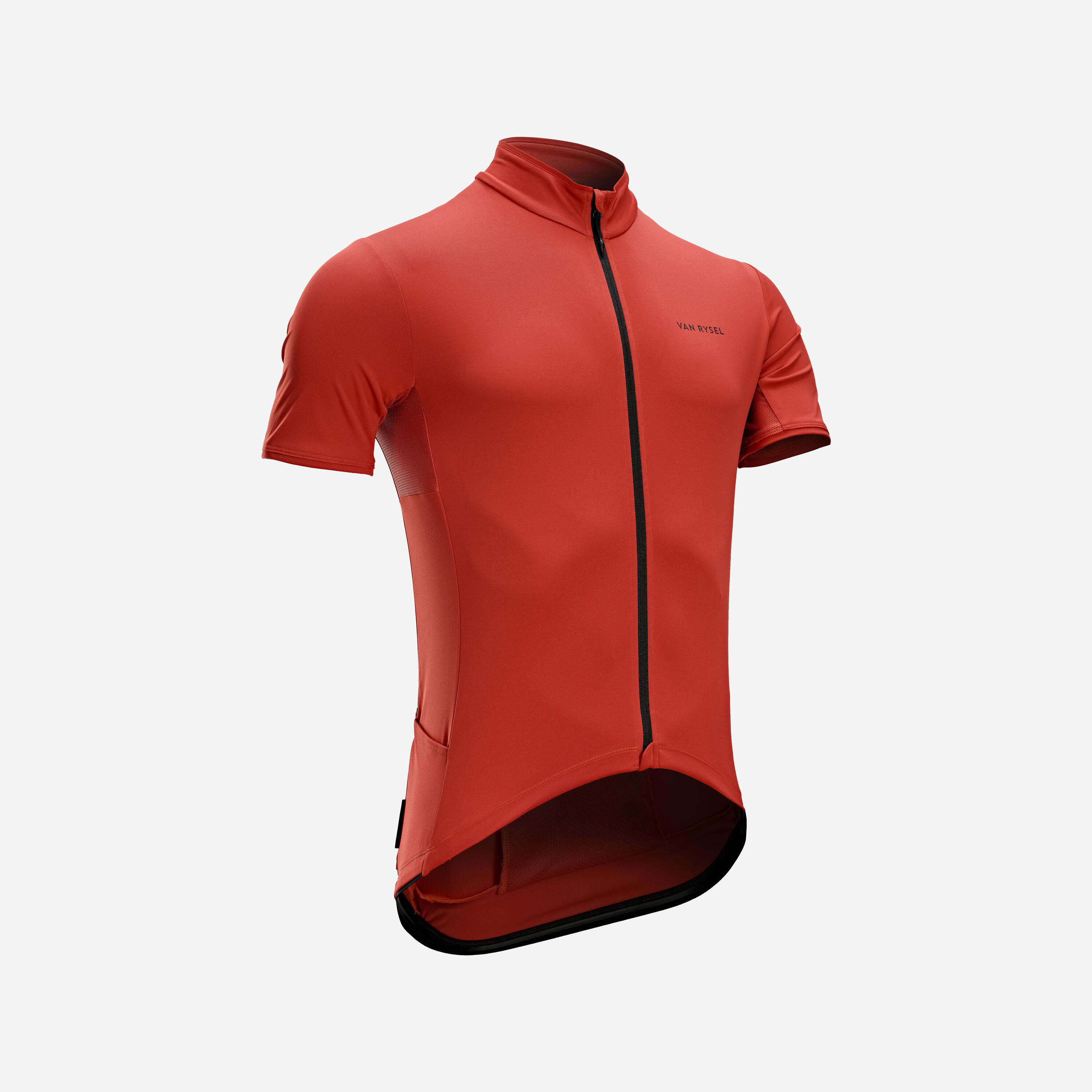 Men's Road Cycling Short-Sleeved Summer Jersey Endurance - Brick Red 2/6