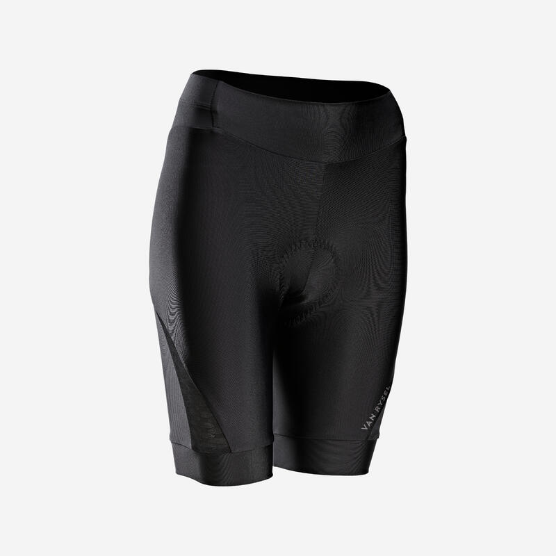 Radhose kurz ohne Träger Sommer Rennrad Damen - Discover schwarz 