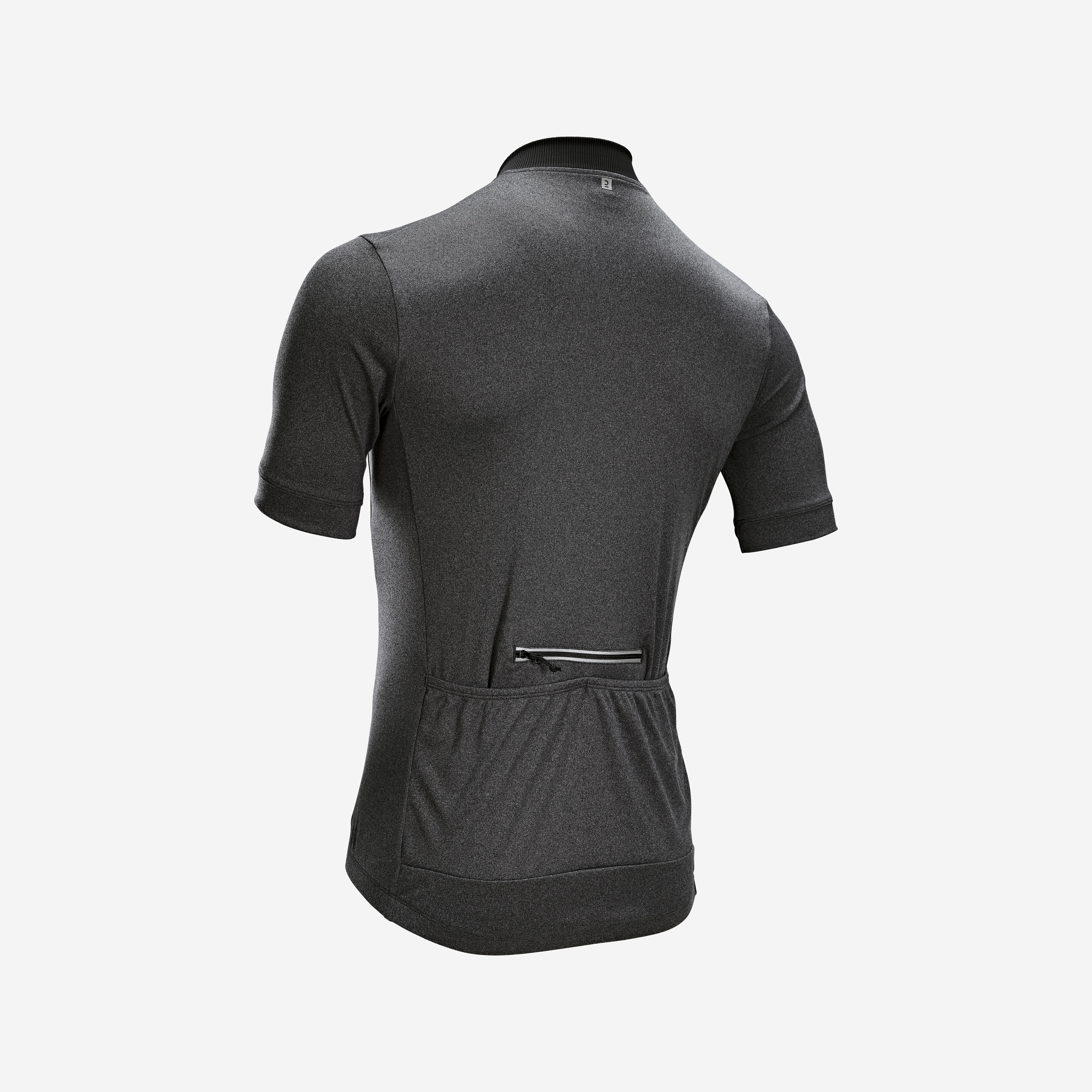 MEN'S SUMMER SHORT-SLEEVED ROAD JERSEY - RC100 BLACK