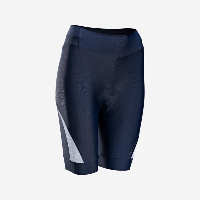 Radhose kurz ohne Träger Sommer Rennrad Damen - Discover lila 