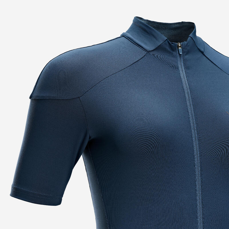 CAMISOLA DE MANGA CURTA DE CICLISMO DE ESTRADA MULHER RC500 ARDÓSIA
