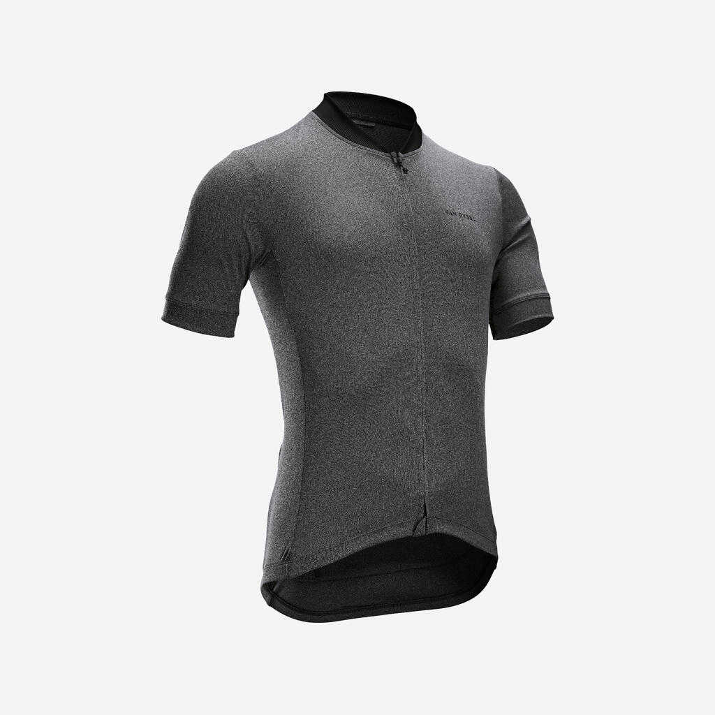 Men's Short-Sleeved Road Cycling Summer Jersey RC100 - Yellow