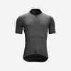 Men's Short-Sleeved Road Cycling Summer Jersey RC100 - Black