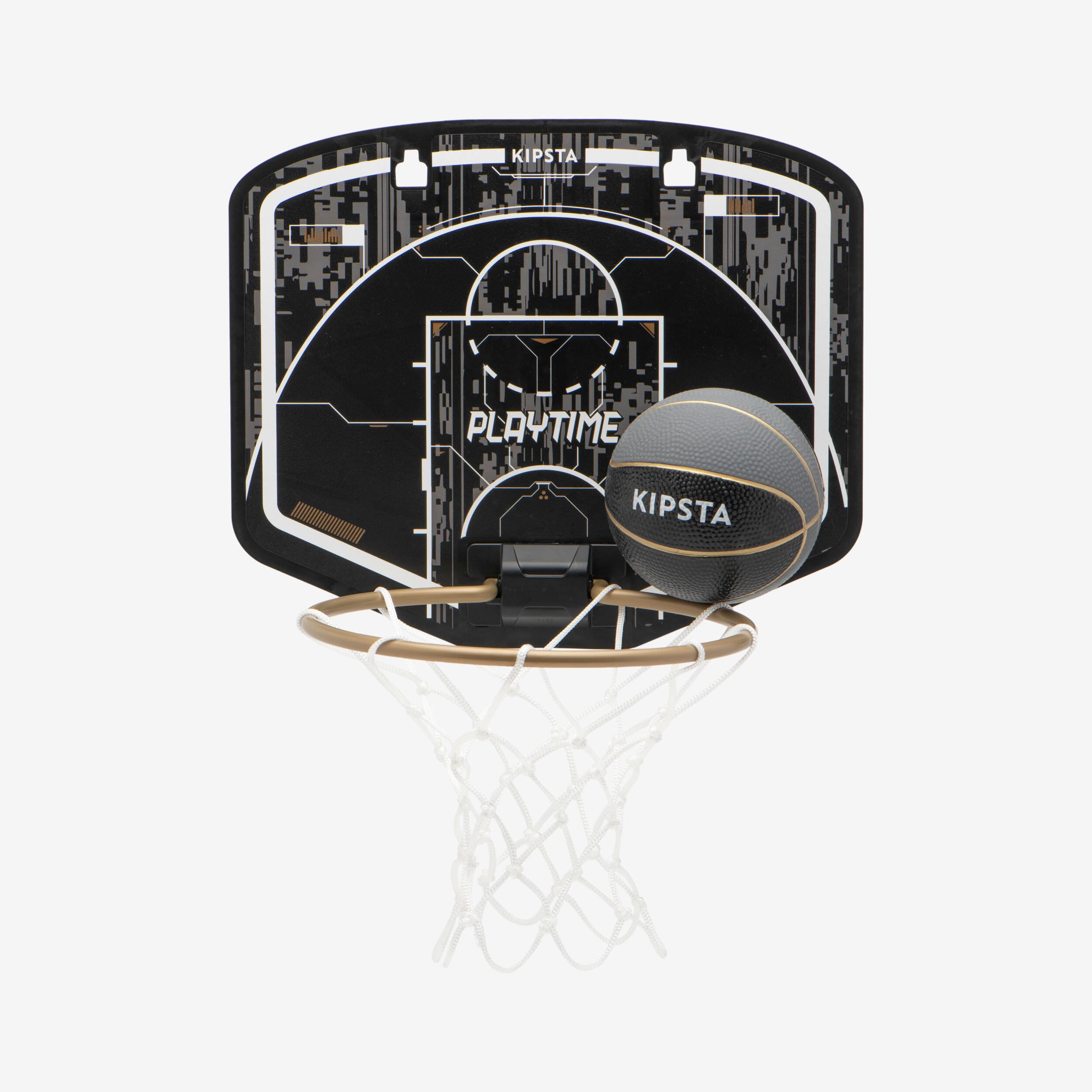 KIPSTA Mini Basketballkorb für Wand- und Türbefestigung – SK100 schwarz/gold | 03608391803186 KIPSTA Mini Basketballkorb für Wand- und Türbefestigung – SK100 schwarz/gold | 03608391803186