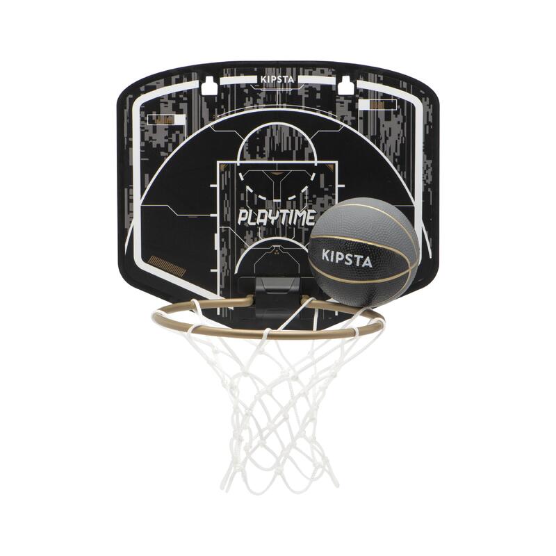 Mini panier de basket - sk100 noir or