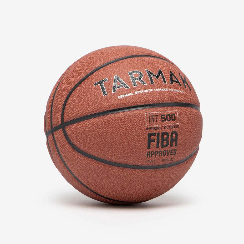 Ballon de basketball FIBA taille 6 - BT500 Touch Orange