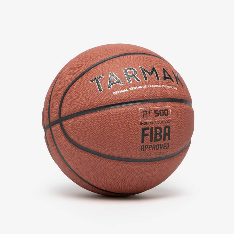 Size 6 FIBA Basketball BT500 Touch - Orange