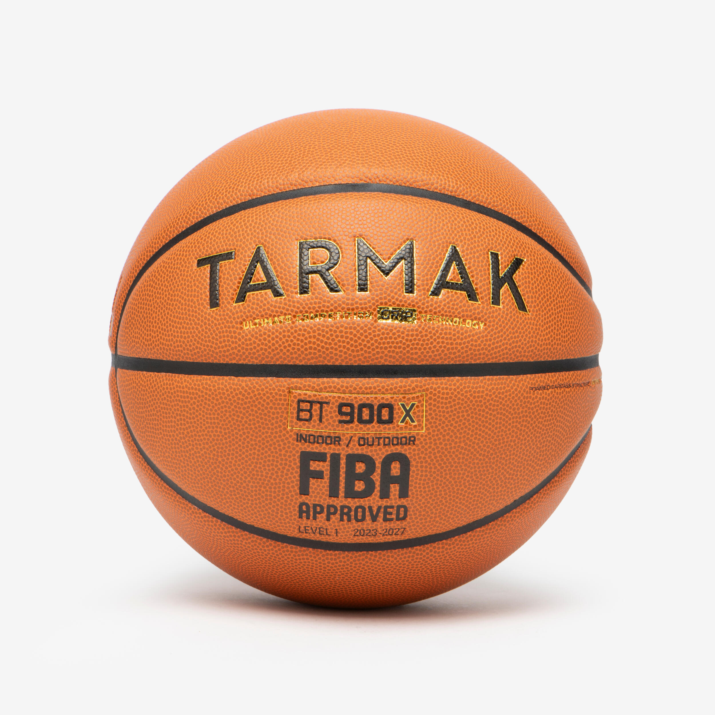 TARMAK Pallone basket BT 900 GRIP TOUCH FIBA taglia 7 arancione
