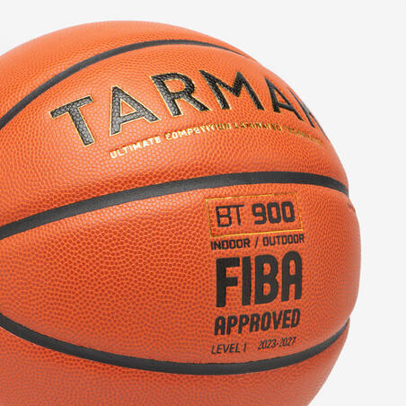 Ballon de basket BT900 taille 7. Homologué FIBA pour garçon et adulte