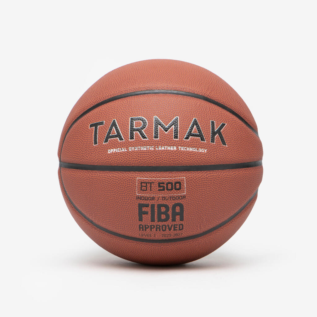 Ballon de basketball FIBA taille 6 - BT500 Touch Orange