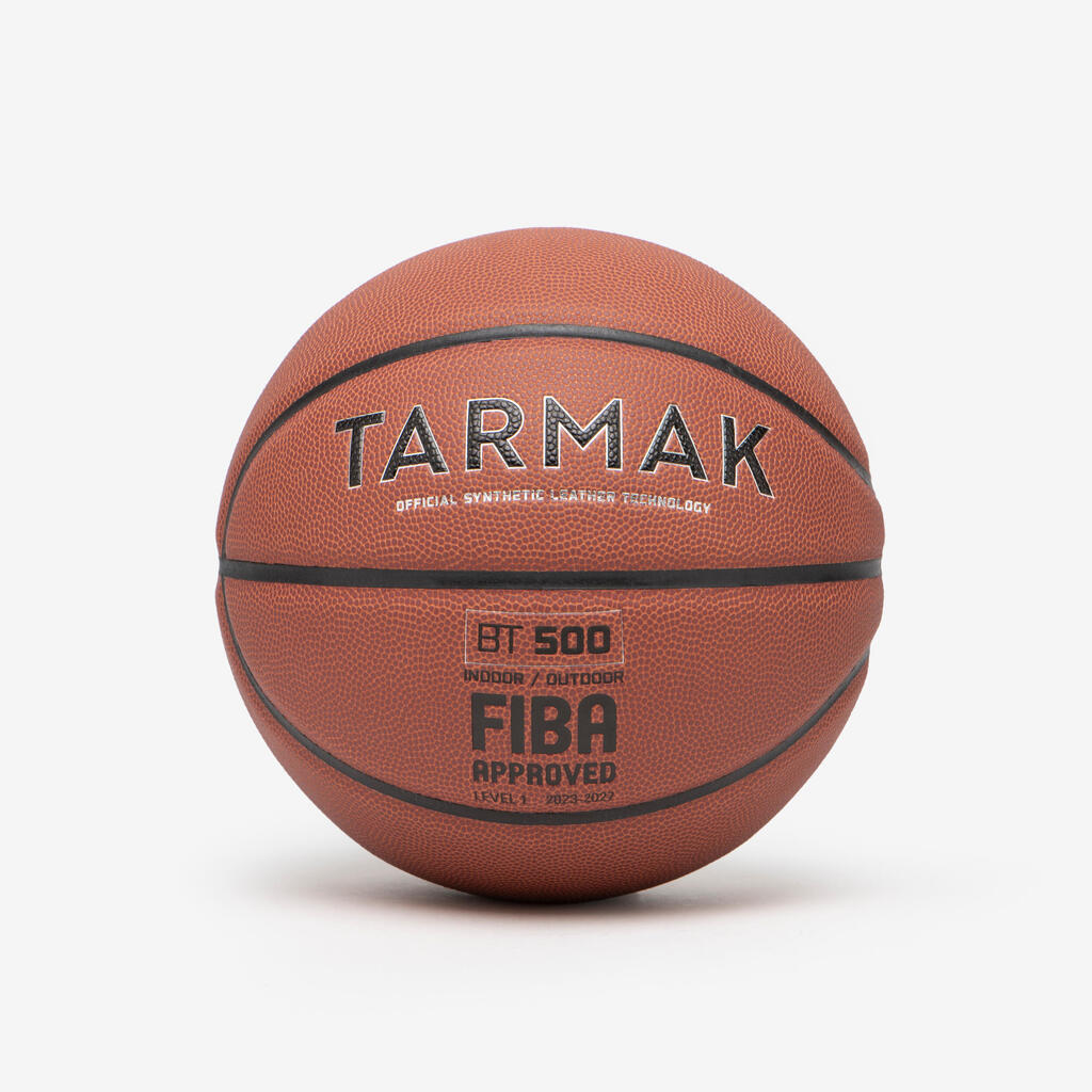 Kids' Size 5 Basketball BT500 Touch - Orange