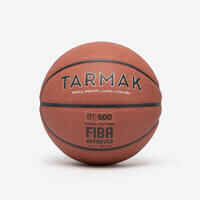 Kids' Size 5 Basketball BT500 Touch - Orange