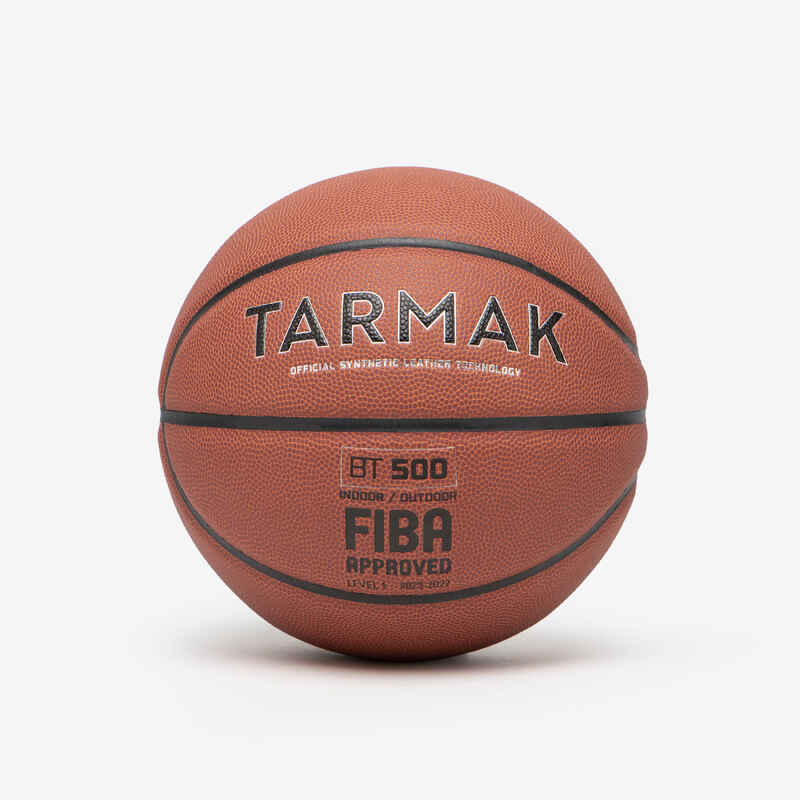 Kids' Size 5 Basketball BT500 Touch - Orange