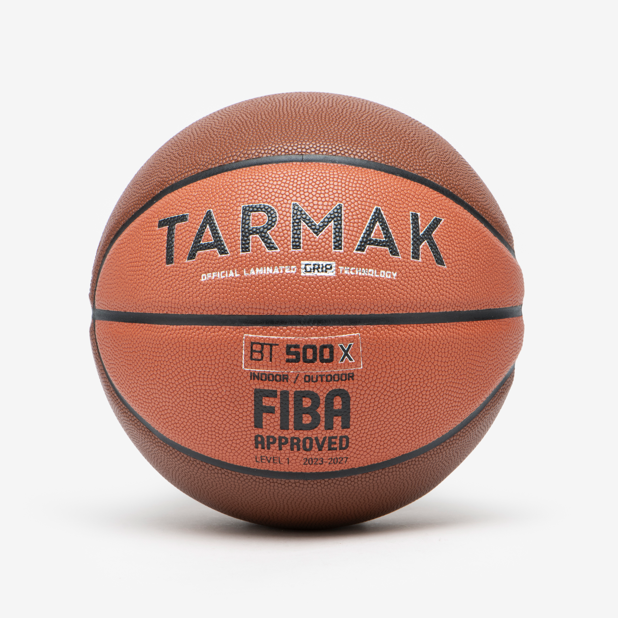 Ballon de basket adulte bt500 grip taille 7 - marron orange - Basket-ball - TARMAK- Clubs - Entreprises - Collectivités - Associations