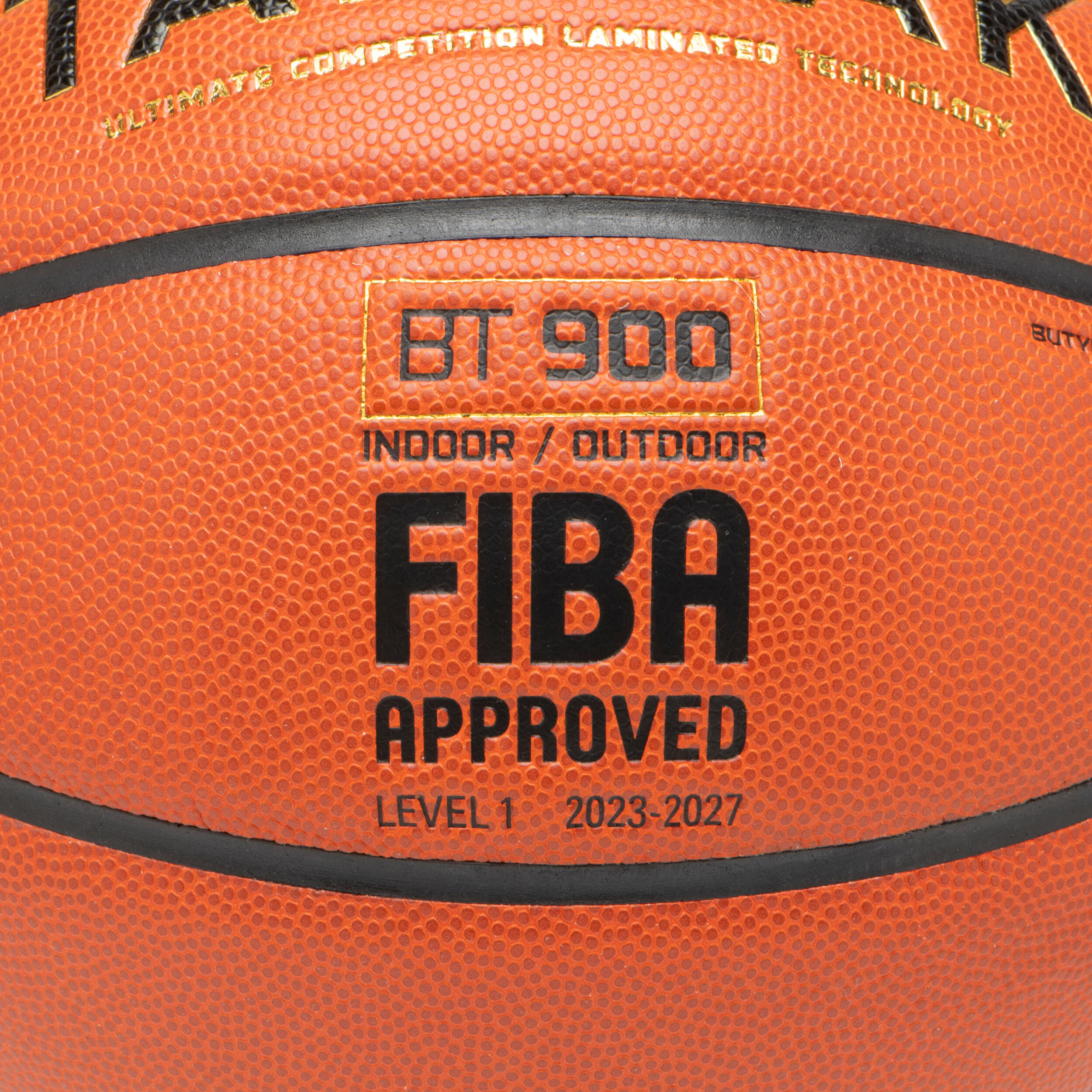 Ballon de basketball FIBA taille 6 - CONTROL PRO BT900 orange 13/15