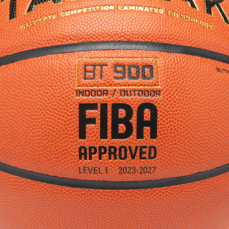 Bola de Basquetebol BT900 Tamanho 6, homologação FIBA, Menina, Rapaz e Mulher