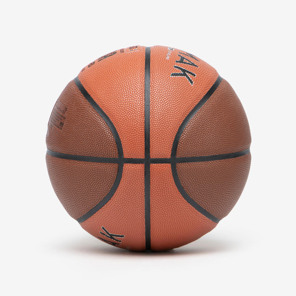 Ballon de Basket BT500 GRIP LTD Taille 7 - Rouge Noir