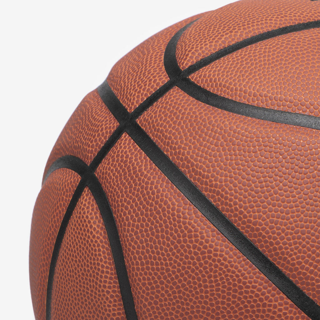 Ballon de basketball taille 7 - BT500 TOUCH gris