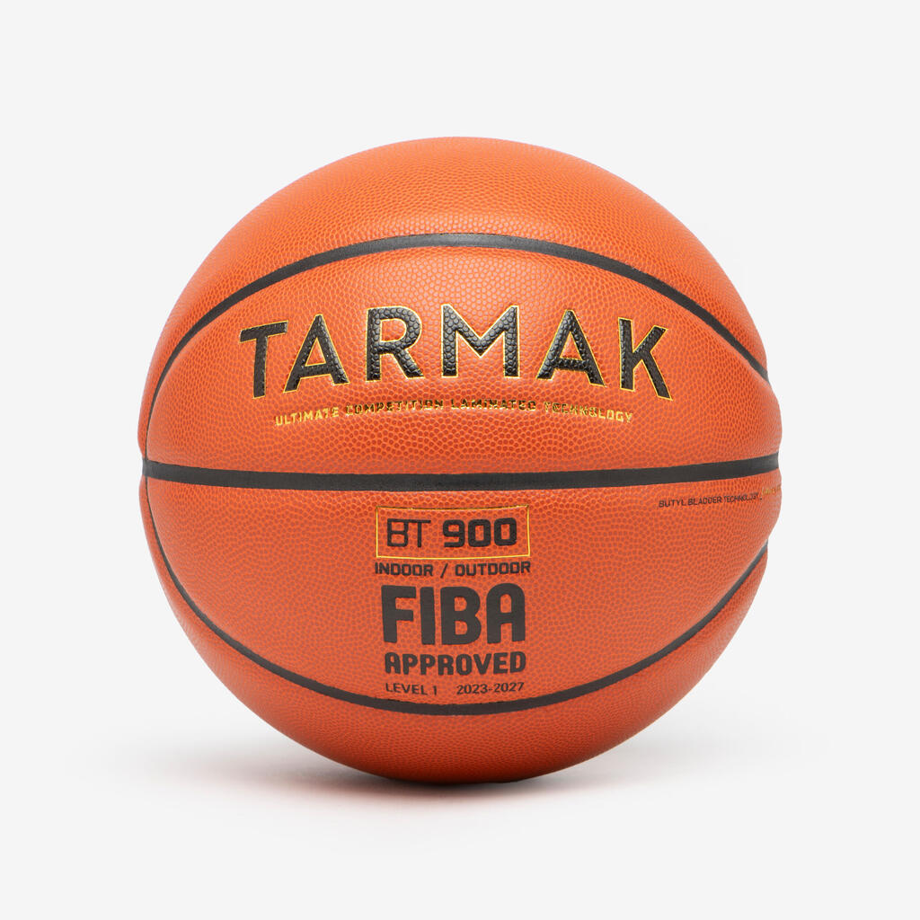 Ballon de basket BT900 taille 7. Homologué FIBA pour garçon et adulte