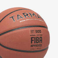 Kids' Size 5 Basketball BT500 Touch - Orange