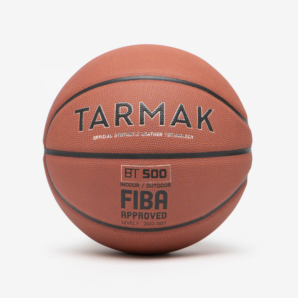 Ballon de basketball taille 7 - BT500 TOUCH - Bleu Rouge