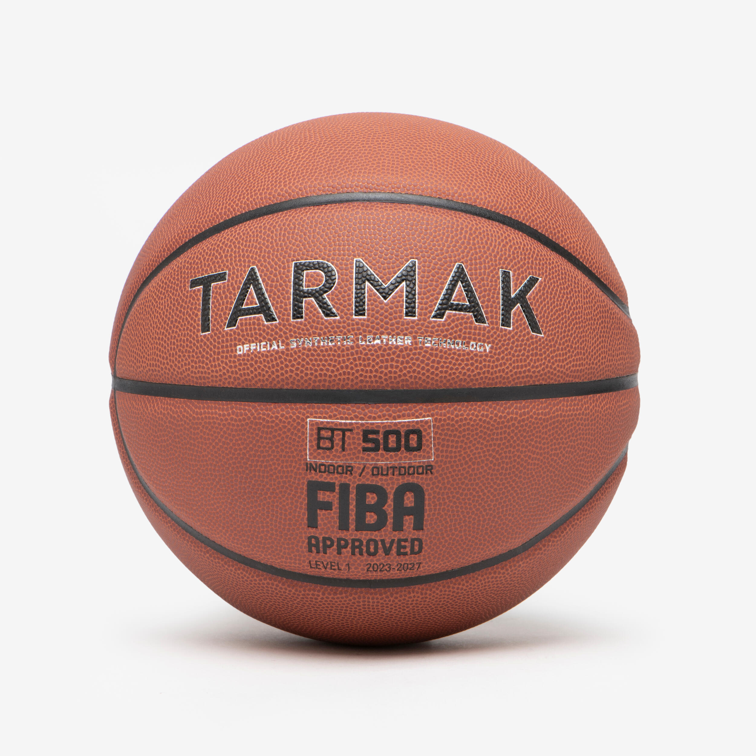 Basketball size 7 - BT500 FIBA - Brown