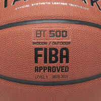 Kids' Size 5 Basketball BT500 Touch - Orange