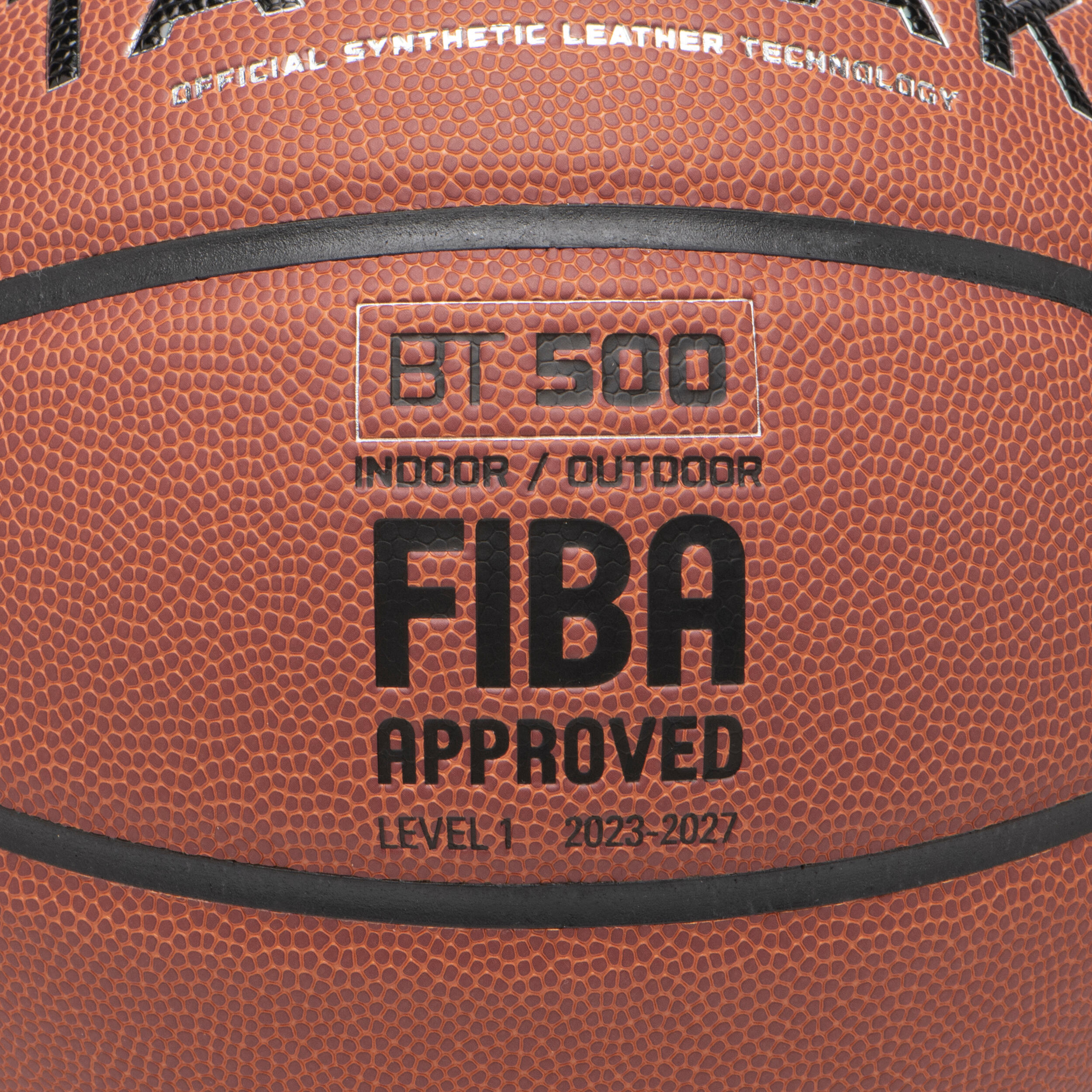 Kids' Size 5 Basketball BT500 Touch - Orange 4/6