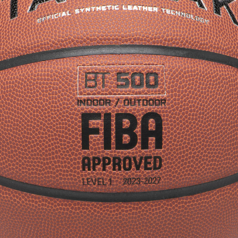 Ballon de basket enfant BT500 Touch taille 5 Orange.