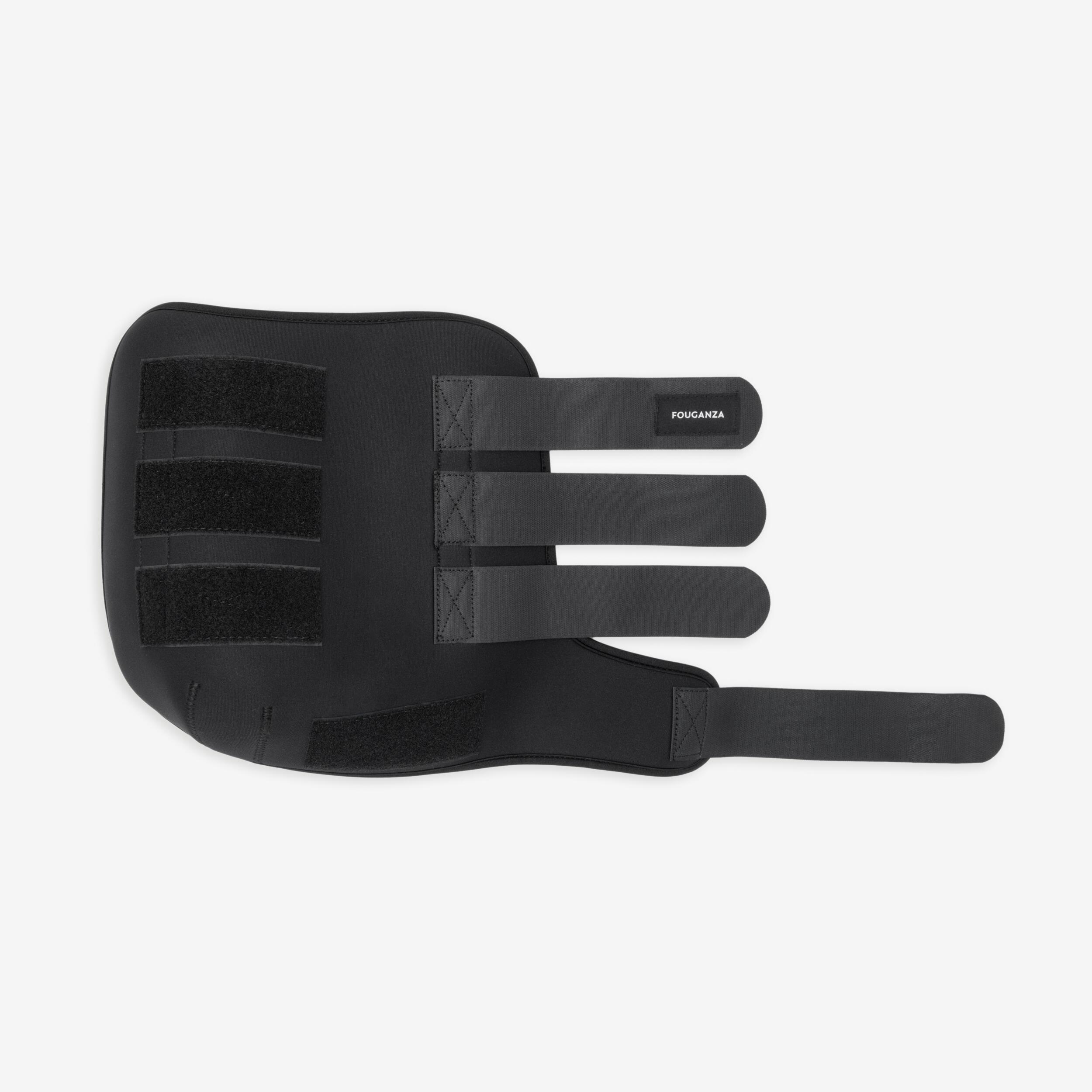 Lot de 2 guêtres de repos avec coton pour cheval et poney – noir - FOUGANZA