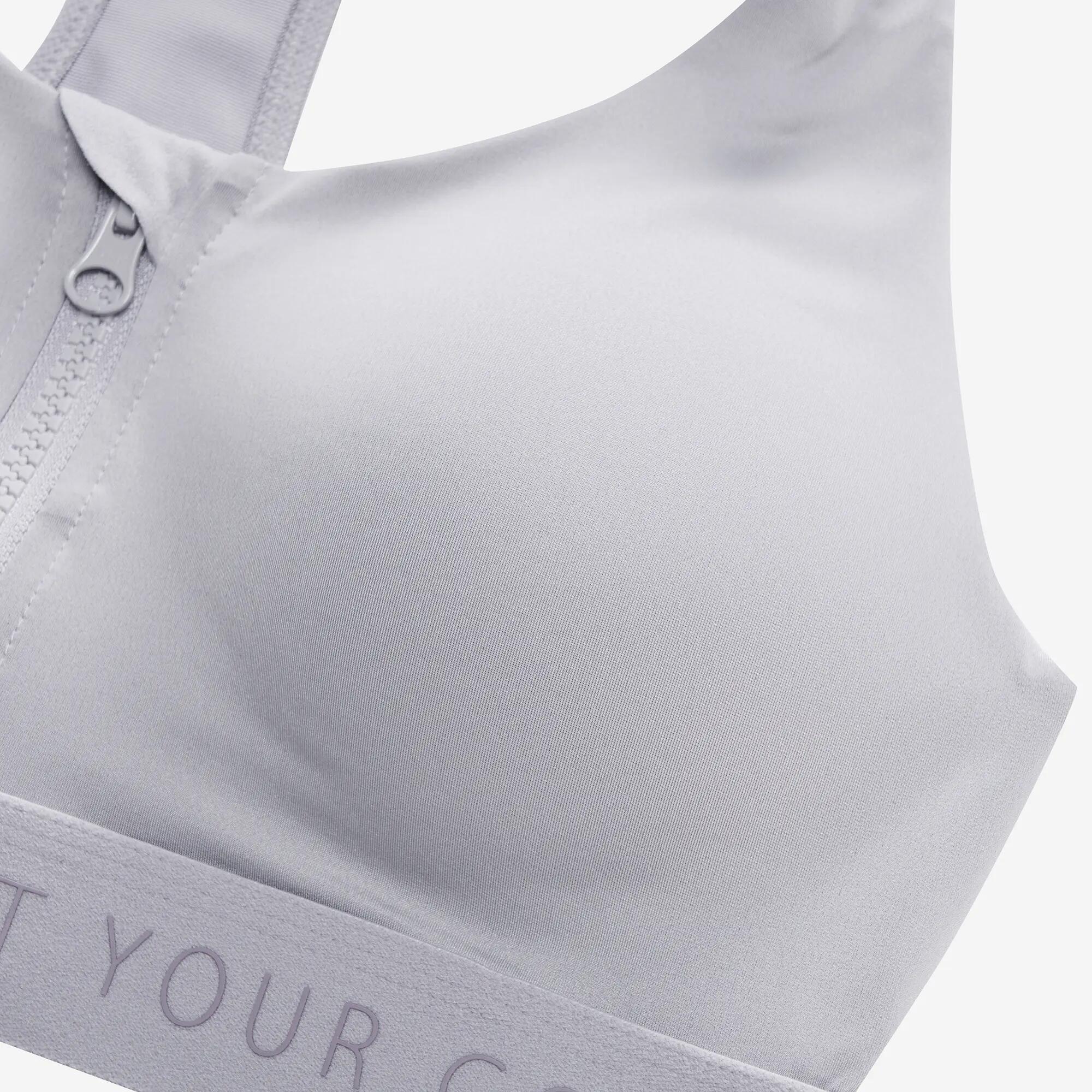 Soutien-gorge de sport zippé avec bonnets et maintien élevé femme 3/15