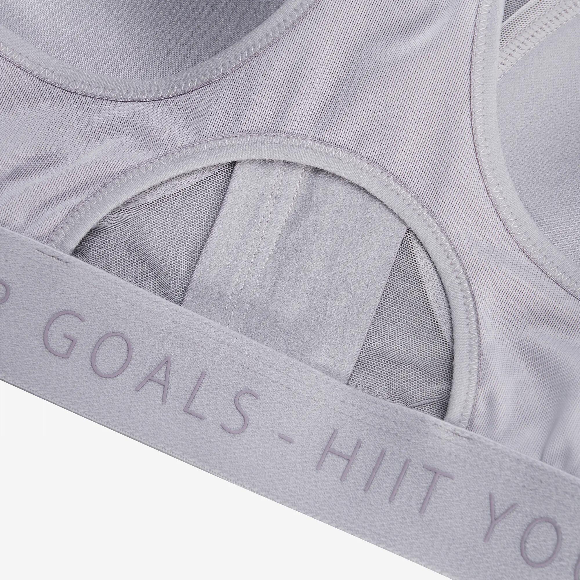 Soutien-gorge de sport zippé avec bonnets et maintien élevé femme 6/15