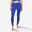 Leggings donna yoga PREMIUM traspiranti opachi blu