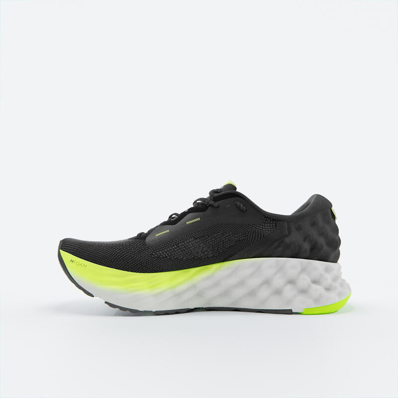 Zapatillas running hombre - KIPRUN KS900 2 negro y amarillo