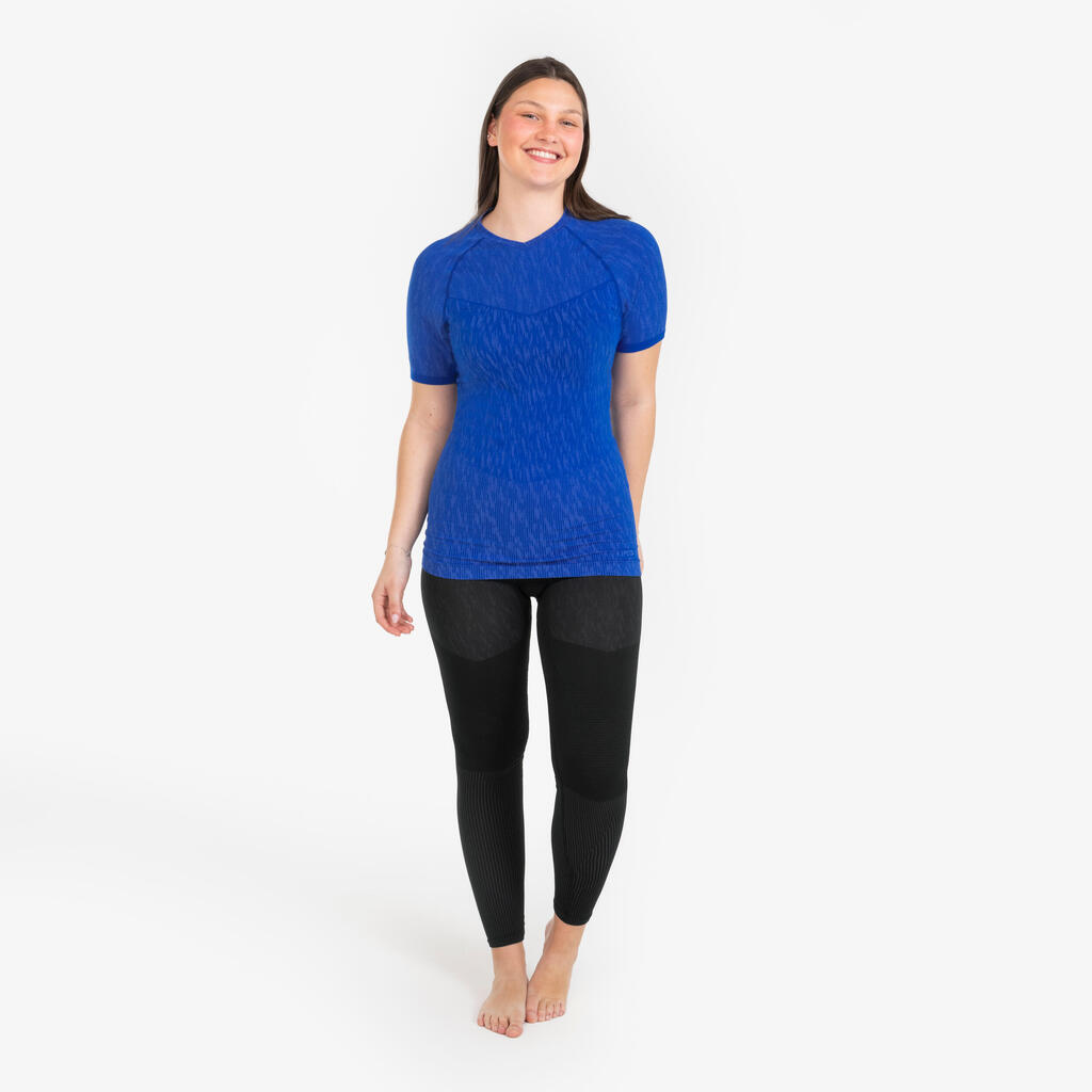 Adult Thermal Base Layer Tights Keepdry - Black