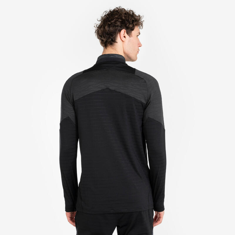 1/2 zip clr adulte noir