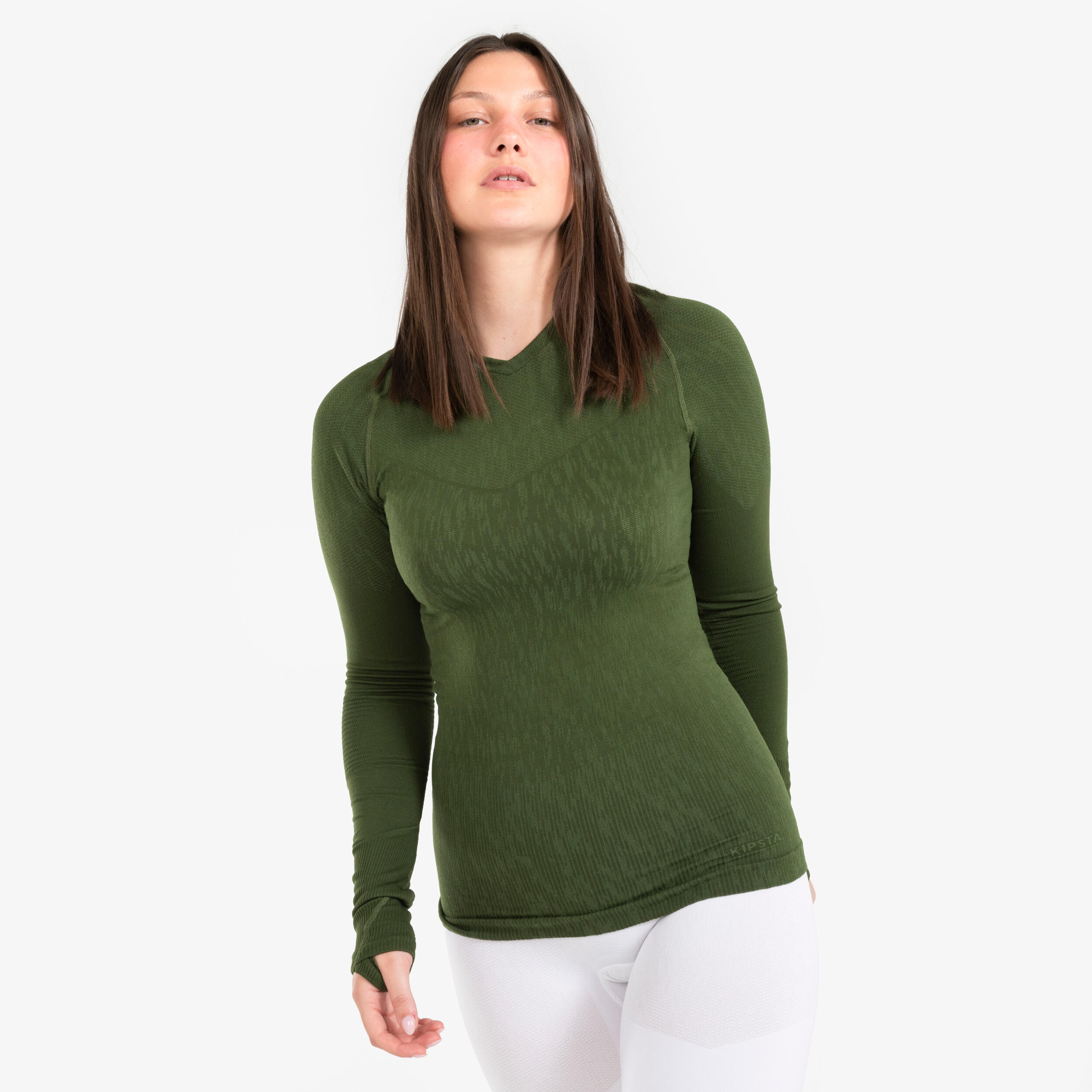 Damen/Herren Funktionsshirt langarm ‒ Keepdry khaki 2/10