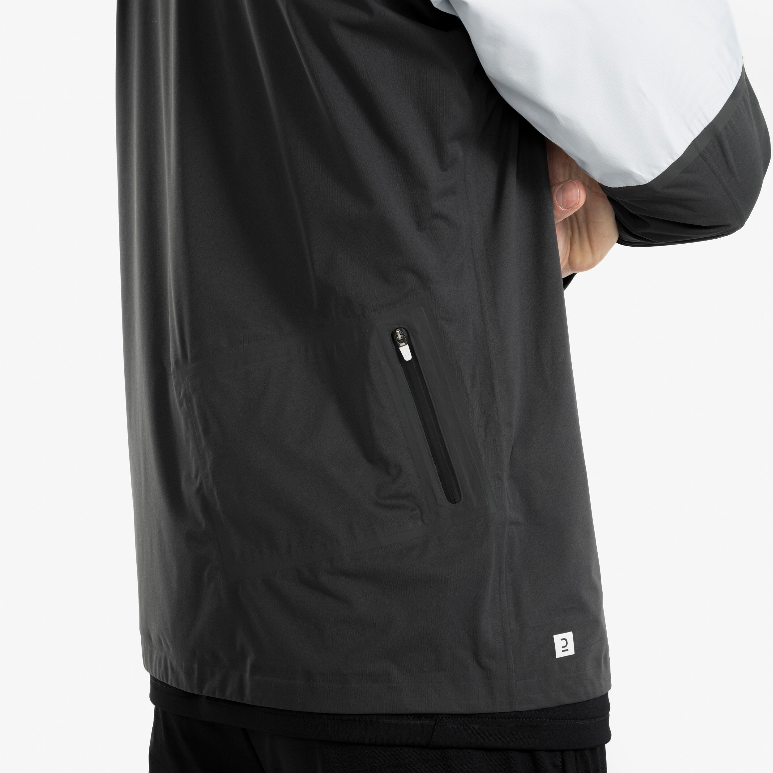 Coupe-pluie clr blanc et noir adulte 5/8