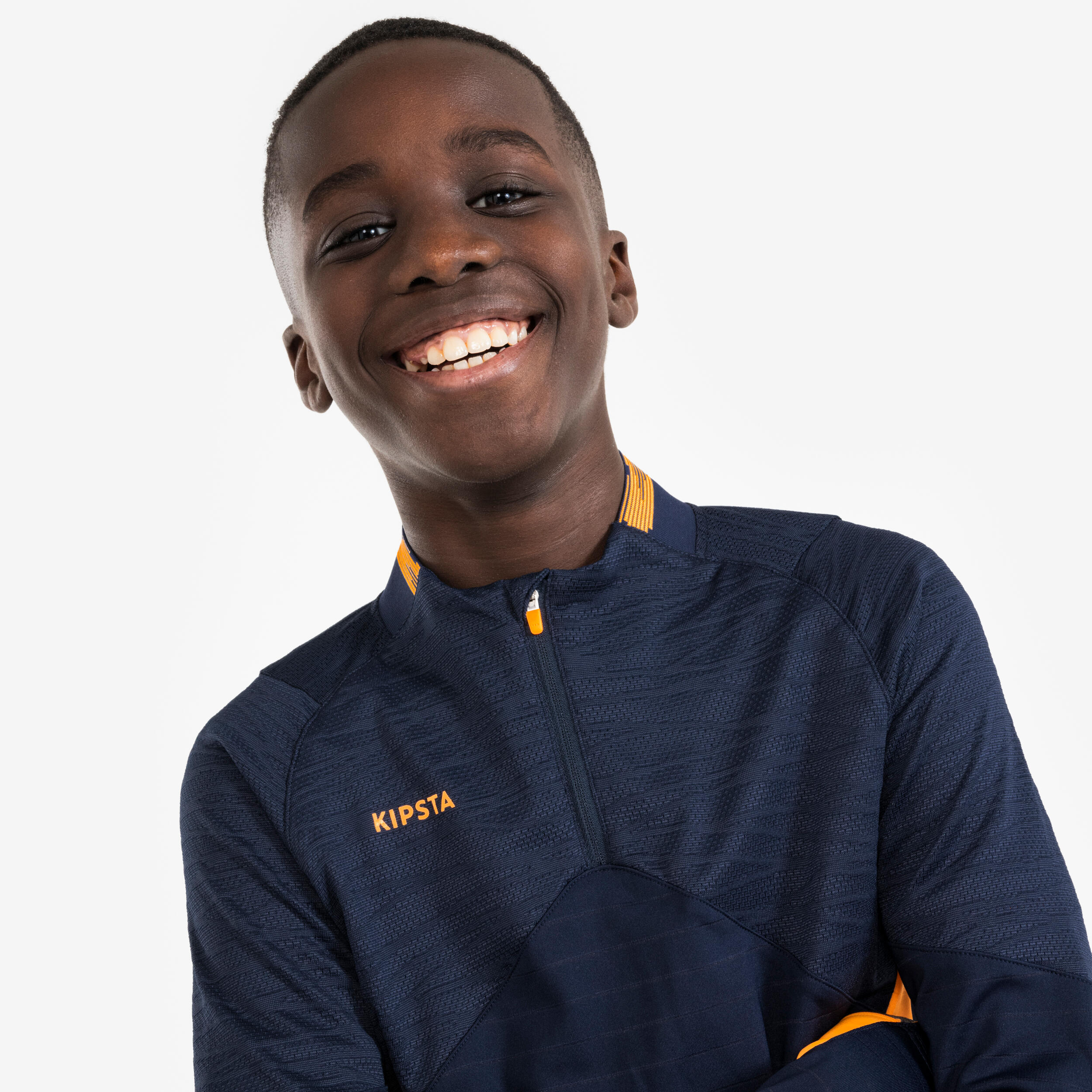 Training top kind CLR navy/oranje 2/6
