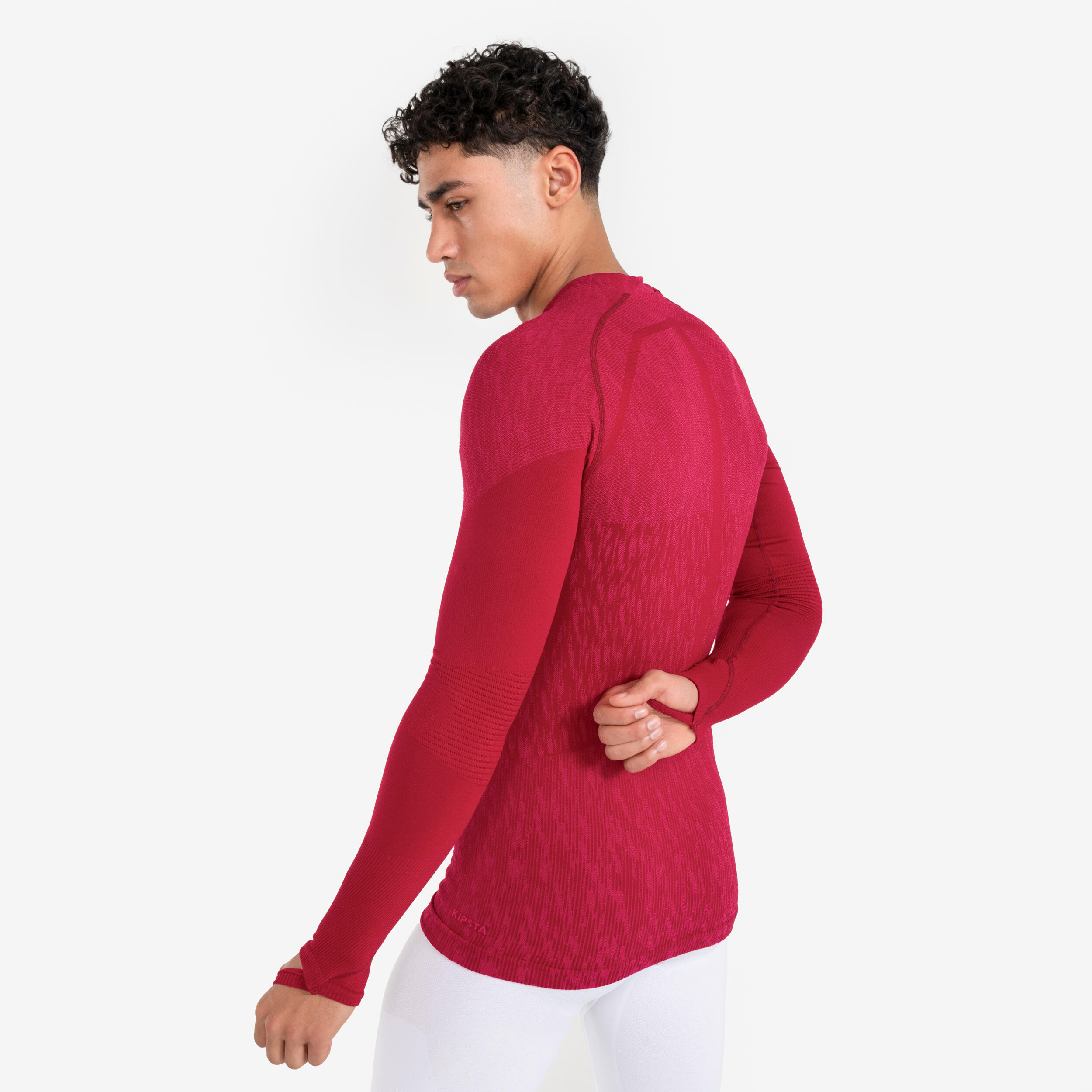 Damen/Herren Fußball Funktionsshirt langarm ‒ Keepdry rosa 3/10